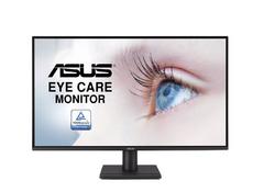 Монитор Asus VA27AQ Eye Care Monitor, 27 ', IPS, QHD, 99% sRGB, Frameless, HDMI, DisplayPort, VGA, 1ms MPRT, Stereo Speakers, Low Blue Light, Flicker Free, Wall Mountable, Black