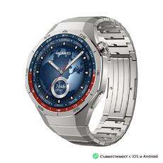 Часовник Huawei Watch GT5 Pro Vili-B29M, 1.43', Amoled, 466x466, PPI 326, BT5.2, BLE/BR/EDR, 524mAh, 40-meter free diving, HUAWEI TruSense System, ECG analysis, Battery life up to 14 days, Compatible with iOS and Android devices, Titanium