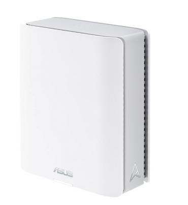 Меш система Asus Mesh WiFi system, ZenWiFi BT10 1PK, BE18000, Tri-Band, up to 280m2, Quad-Core 2.0GHz CPU, 256MB/2GB Flash/RAM, 10G dual-port, Smart Home Master SSIDs, AiProtection Pro, Adaptive QoS, VPN server/client, IPTV, OFDMA, Beamforming, AiMesh,Whi