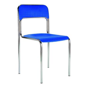 Посетителски стол КОРТИНА-син цвят