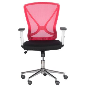 Работен стол ИГНАТ- хромирана база, регулируеми подлакутници