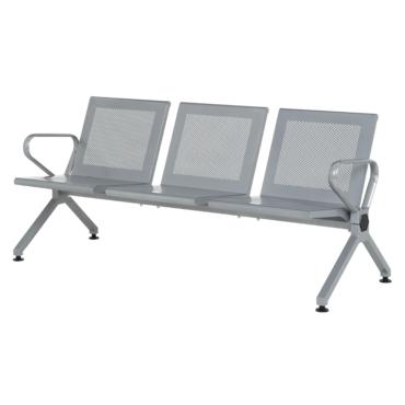 Посетителска пейка BTL 39- метална, сива