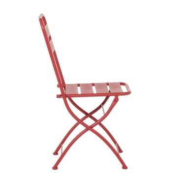 Градински сгъваем стол ЙОЛИ-снимка отстрани