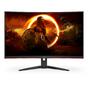 Монитор AOC C32G2ZE/BK, 31.5' Curved 1500R, VA, WLED, 1920x1080@240Hz, 4ms GtG, 1ms MPRT, 300cd/m2, 4000:1, DCR 80M:1, FreeSync, FlickerFree, Low Blue Light, Tilt, 2xHDMI, DP