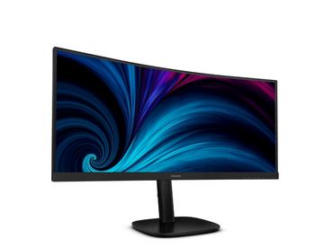 Монитор Philips 34B2U3600C, 34' Curved 1500R, VA, WLED, 3440x1440@120Hz, 4ms GtG, 300cd m/2, 3500:1, 50M:1 DCR, Adaptive Sync, FlickerFree, SoftBlue, 5Wx2, Tilt, Height Adjust, Swivel, HDMI, DP, USB hub
