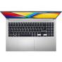 Лаптоп Asus Vivobook M1502YA-BQ086, AMD Ryzen R7-7730U, 15.6 'FHD  (1920X1080) 16:9,16GB LPDDR4 (8 GB on BD),1TB SSD,Backlit Keyboard , NO OS, Silver