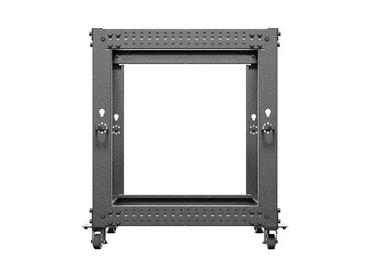 Комуникационен шкаф Lanberg open rack 19' 12U 600x600-1100 adjustable black