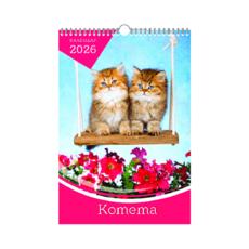 Стенен календар 8 листа Котета