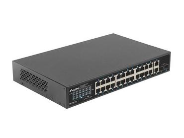 Комутатор Lanberg switch 24x 1GB poe+/2x GB 2x sfp rack 19' gigabit ethernet 360w