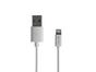 Кабел Natec Lightning(M) -> USB-A(M) cable 2m MFI Prati White