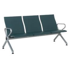 Посетителска пейка BTL 40- триместа, снимка отстрани