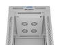 Комуникационен шкаф Lanberg rack cabinet 19' free-standing 42U/600x800 (flat pack) with glass door lcd grey v2