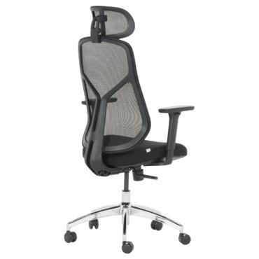 Директорски стол ЙОАН- черен полипропилен