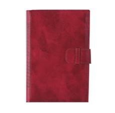 Календар бележник КИНГ в кутия-червен цвят, затворен