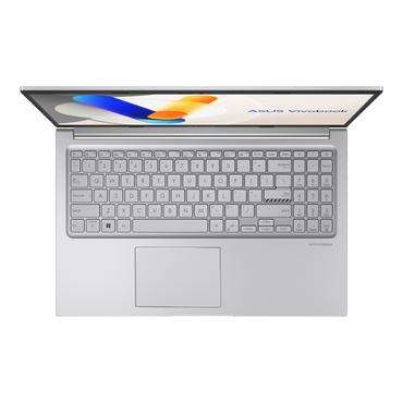 Лаптоп Asus Vivobook X1504VA-BQ2910, Intel 5 120U 1.4 GHz (12MB Cache, up to 5.0 GHz, 10 cores, 12 Threads), 15.6' FHD,(1920x1080),16GB DDR4, SSD 1TB,Backlit Chiclet Keyboard, No OS, Cool Silver