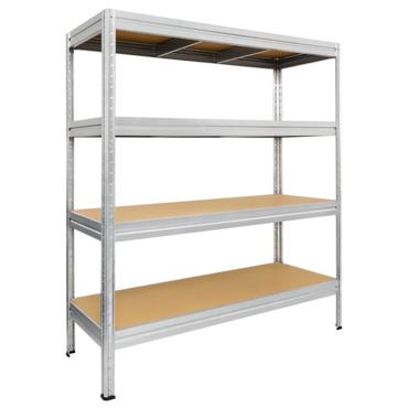 Метален стелаж BTL цинк 168x160x40см 600кг/ рафт
