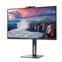 Монитор AOC 24V5CW/BK, 23.8' IPS WLED, 1920x1080@75Hz, 4ms GtG, 1ms MPRT, 300cd m/2, 1000:1, DCR 20M:1, FreeSync, FlickerFree, Low Blue Light, 5Wx2, 2MP Windows Hello, Tilt, Height Adjust, Pivot, Swivel, HDMI, DP, USB hub_Neomounts Notebook Desk Stand