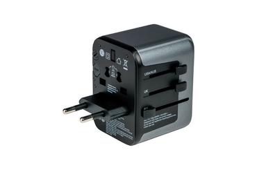 Адаптер Verbatim UTA-03 Universal Travel Adapter with 1 x USB-C PD 30W & QC 3.0 / 2 x USB-C / 2 x USB-A