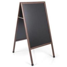 Черна дъска за меню 60х120 см- дъска за пред ресторанти