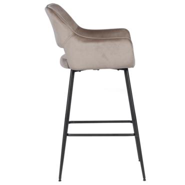 Бар стол СИМЕОНА- висок стол с подлакътници