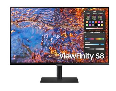 Монитор Samsung 32B800 32' IPS LED, 60 Hz, 5 ms GTG, 3840x2160, 300 cd/m2, Flicker Free, PBP, PIP, USB-C 90W, 3xUSB 3.0, Display Port 1.4, 2xHDMI 2.2, Black