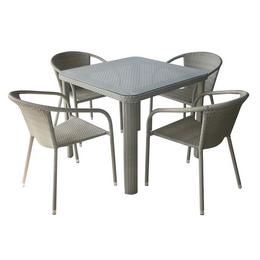 Ратанов комплект ВАНЕСА- Комплект от 4 стола и маса