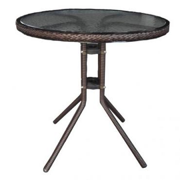 Ратанова маса ЕВА- кафяв цвят на ратана