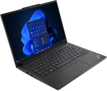 Лаптоп Lenovo ThinkPad E14 G6 AMD Ryzen 7 7735HS (up to 4.75GHz, 16MB L3), 16GB DDR5-4800, 512GB SSD, 14' WUXGA (1920x1200) IPS AG, AMD Radeon 680M Graphics, FHD&IR Cam, Backlit KB, WLAN, BT, 3 cell, FPR, DOS, 3Y Onsite