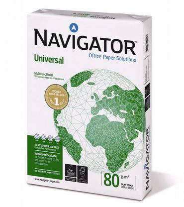  Пакет Копирна хартия NAVIGATOR UNIVERSAL A3 80 гр. 500 л- снимана отпред