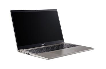 Лаптоп Acer Aspire 15,AL15-33P-359M, Intel Core 3 N355(8C/8T, up to 3.90GHz, 6MB), 15.6' FHD (1920x1080) IPS SlimBezel LCD, 16GB DDR5 4600MHz, 512GB PCIe NVMe SSD, Intel UMA, 2M FHD Cam,WiFi 6, BT 5.1, No OS, Nat Titanium
