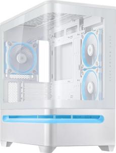Кутия за компютър Asus Prime AP202 TG White