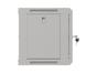 Комуникационен шкаф Lanberg rack cabinet 19' wall-mount 6U/540x350 (flat pack) with glass door grey