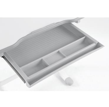 Комплект ученически чин и стол 201 сив