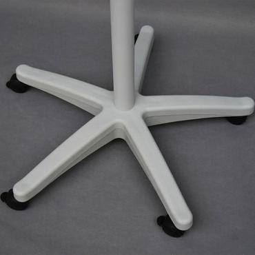 Стойка за дъска 45х60 до 90х120- петлъчева основа на колелца