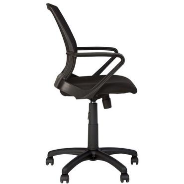 Работен стол ФАНИ - сниман отстрани, черен цвят