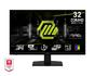 Монитор MSI MAG 322UPF, 32', Rapid IPS, 160Hz, 1ms, UHD 3840x2160, FLAT, HDR 400, FreeSync Premium, KVM, Console mode, APP, PIP, PBP, 400 nits, 1000:1, 100M;1, DP (1.4a), 2x HDMI (2.1), 1x Type-C (DP alt. PD 90W), USB HUB, Adj.Stand 100mm, Swivel,Tilt, VE