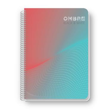 Тетрадка спирала А5 Ombre 105 л