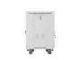 Комуникационен шкаф Lanberg rack cabinet 19' free-standing 15U/600x600 (flat pack) with glass door lcd grey v2