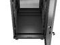 Комуникационен шкаф Lanberg rack cabinet 19' free-standing 32U/600X800 (FLAT PACK) with mesh door LCD black