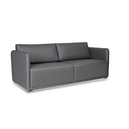 Диван триместен ИЛИНДЕН BLOK 03 - сив на цвят, сниман в профил
