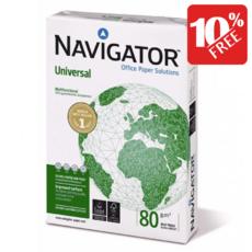 Копирна хартия NAVIGATOR UNIVERSAL + 10% FREE A4 80 гр 550 л С ПИКТОГРАМА 10% FREE