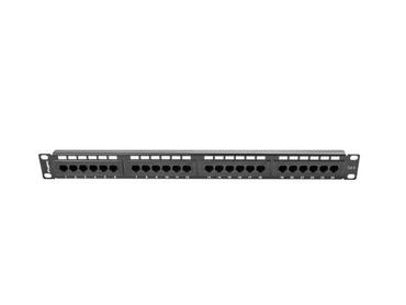 Пач панел Lanberg patch panel 24 port 1U CAT.6, black