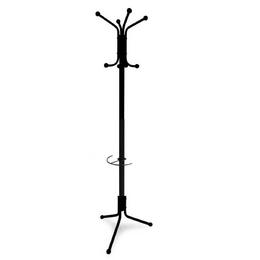 Закачалка за дрехи KLAS- черна, снимка отпред,8 кукички