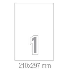 Самозалепващи етикети 210x297 1 бр.