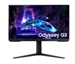 Монитор Samsung 24DG300 24' Odyssey G3, VA, 165 Hz, 1 ms, 1920x1080, DP, HDMI, Black
