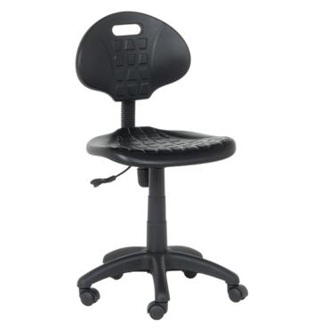 Работен стол СОНАТА- снимка отпред, черен цвят, специализиран