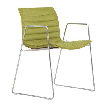 Посетителски стол ПРЕСЛАВ LN 002- мека седалка