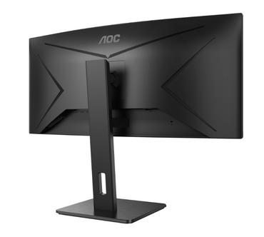 Монитор AOC CU34P2A, 34' Curved 1500R, VA, WLED, 3440x1440@100Hz, 4ms GtG, 1ms MPRT, 300cd m/2, 3000:1, 50M:1 DCR, Adaptive Sync, FlickerFree, Low Blue Light , 3Wx2, Tilt, Height Adjust, Swivel, 2xHDMI, DP, USB hub