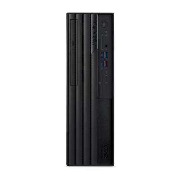 Настолен компютър Acer Veriton, VX4720GT Intel Core i3-14100( up to 4.70GHz, 12MB), 16GB DDR5, 512GB SSD M.2, Intel UHD Graphics, TPM 2.0, GLAN, 300W 80PLUS Bronze, KBD& Mouse USB, Win 11 Pro, 3Y warranty