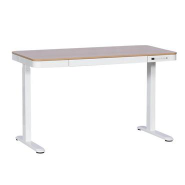 Комплект регулируемо бюро и стол ДРАЧснимка отпред, бял цвят